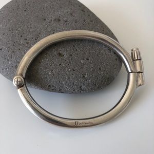 Sterling silver Miansai screw cuff bracelet